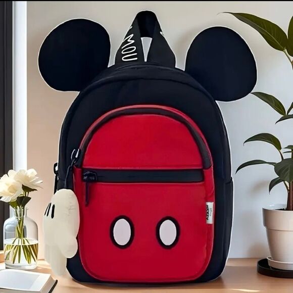Mickey Mouse Backpack Bookbag - Picture 1 of 6